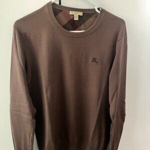 Burberry Men's Logo Elbow Check Sweater